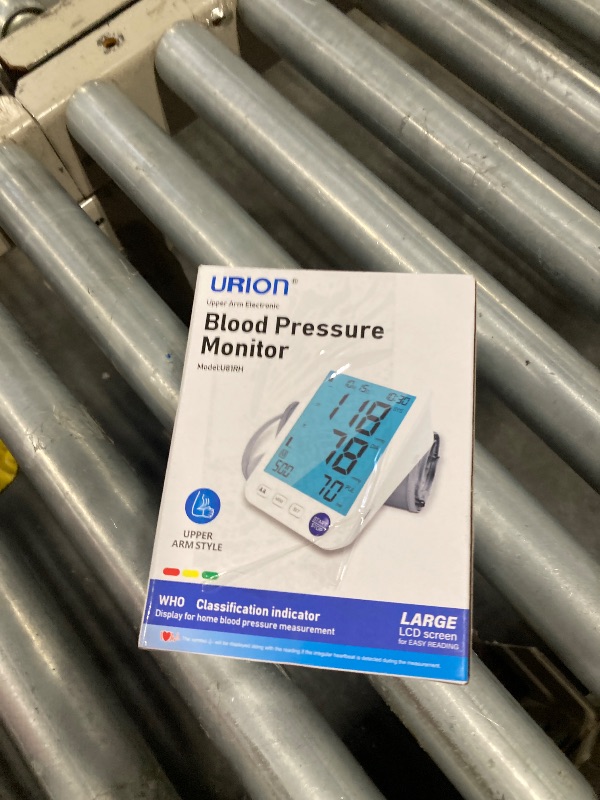 Photo 1 of Blood Pressure Monitor Upper Arm Large LED Backlit Screen 1000 Sets Memory Automatic Digital BP Machine Adjustable BP Cuff