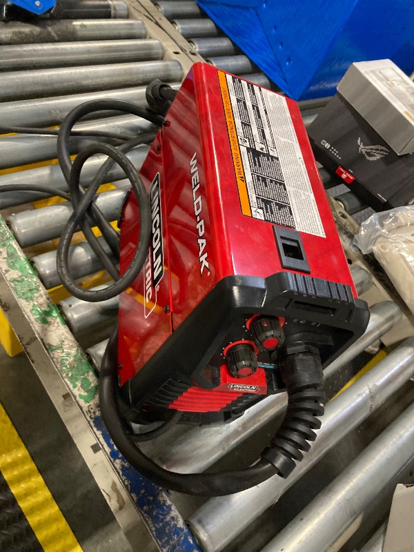 Photo 1 of ****ONLY FOR PARTS*** Lincoln Electric 90i FC Flux Core Wire Feed Weld-PAK Welder, 120V Welding Machine, Portable w/Shoulder Strap, Protective Metal Case, Best for Small Jobs, K5255-1