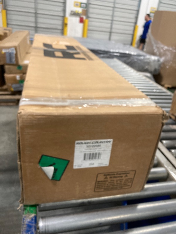 Photo 1 of Rough Country Hard Roll Up Bed Cover for Chevy Silverado/GMC Sierra 1500 (2019-2025) - Fits 5'10 (70") Bed, Low-Profile Tonneau Cover