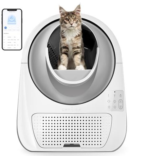 Photo 1 of CATLINK Self Cleaning Automatic Litter Box for Cats - Hands-Free Cleanup with App Control, Double Odor Removal - Extra Large Size for 3.3~22lbs Cats -
