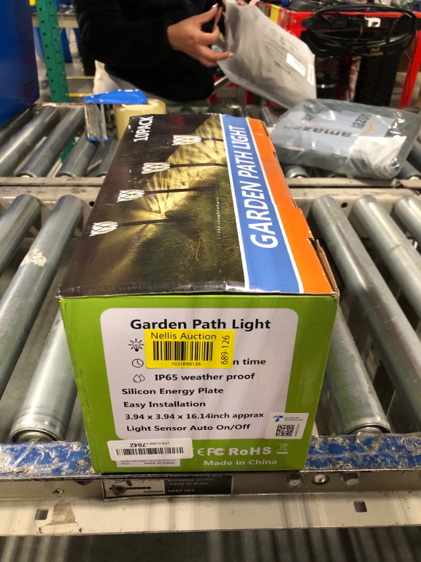 Photo 2 of **FOR PARTS ONLY** ruhotili Solar Outdoor Lights, Solar Lights Outdoor Waterproof IP65, Bright Powered by Solar Garden Lights for Patio, Yard, Driveway Decoration