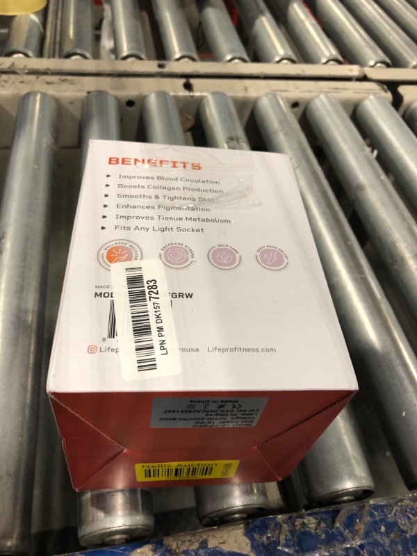 Photo 1 of LifePro InfraGlow NIR & Red Light Therapy Lamp - Infrared Red Light Therapy Bulb with 18 LEDs & Clip-On Lamp - at-Home Red Light Therapy for Body, Chronic Pain Relief, Skin Wellness, & Recovery