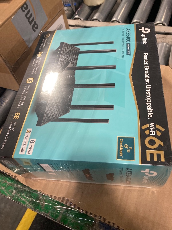 Photo 2 of ***FACTORY SEALED***
TP-Link AXE5400 Tri-Band WiFi 6E Router (Archer AXE75)- Gigabit Wireless Internet Router, ax Router for Gaming, VPN Router, OneMesh, WPA3