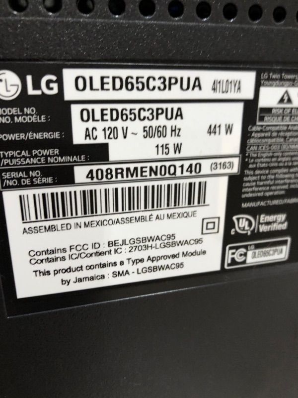 Photo 1 of LG C3 Series 65-Inch Class OLED evo 4K Processor Smart Flat Screen TV for Gaming with Magic Remote AI-Powered OLED65C3PUA, 2023 with Alexa Built-in