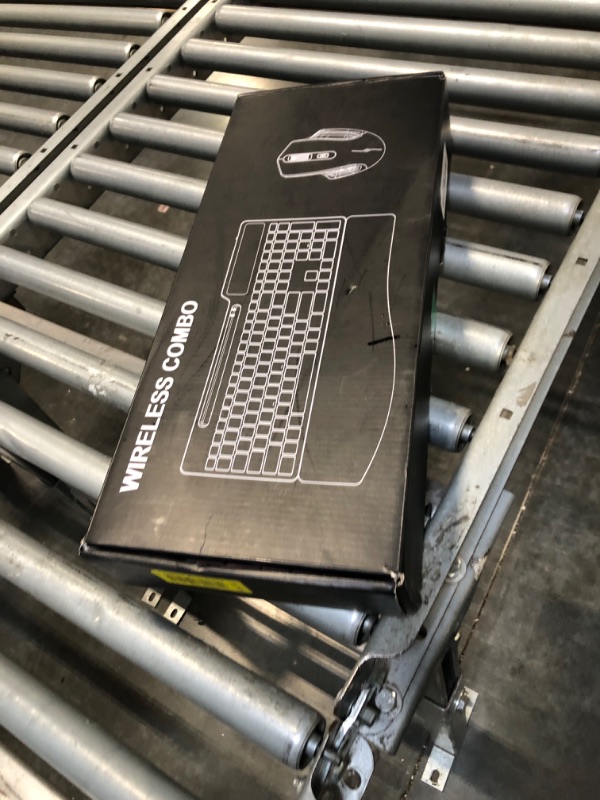 Photo 1 of ***NEEDS TO BE CLEANED*** Wireless Keyboard and Mouse Backlits, Magnetic Wrist Rest, Rechargeable Ergonomic Keyboard Mouse with Phone Holder, Integrated Calculator Key with Display for Mac, Windows, PC, Laptop ?Pink?