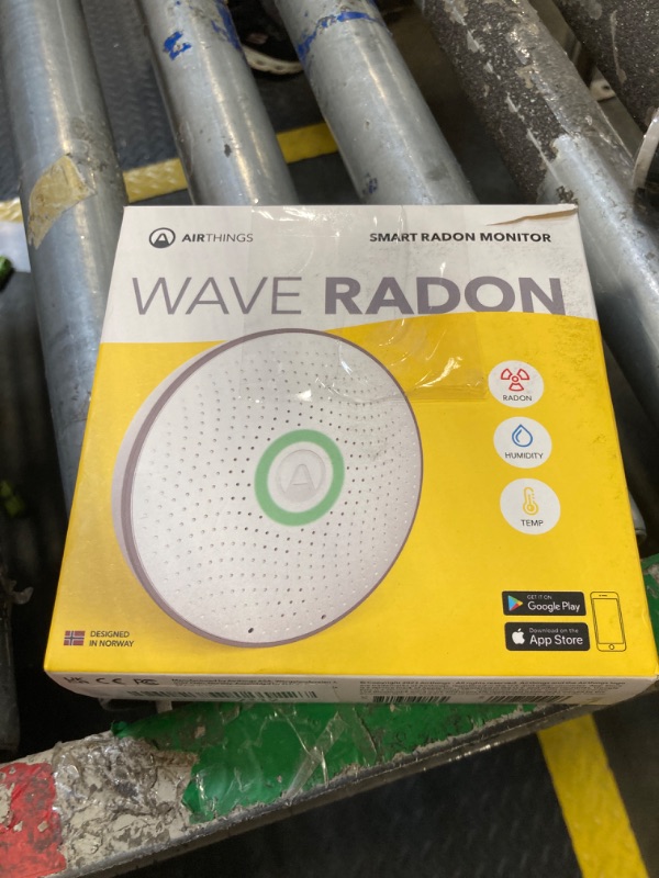 Photo 3 of Airthings 2950 Wave Radon - Smart Radon Detector with Humidity & Temperature Sensor – Easy-to-Use – Accurate – No Lab Fees – Battery Operated - Free App