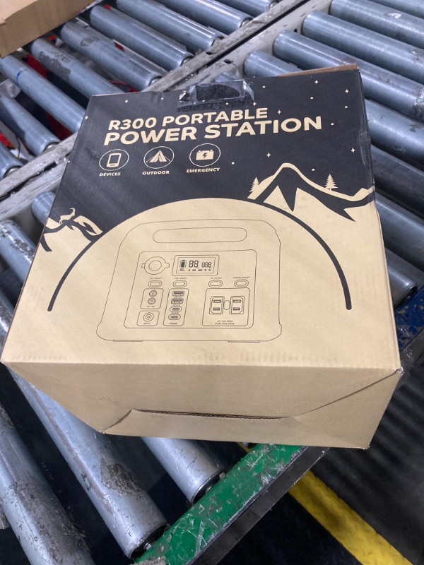 Photo 1 of * PARTS ONLY** Portable Power Station, 300W (600W Peak) 299Wh LiFePO4 Solar Generator Pure Sine Wave 110V AC Car Outlets PD 60W QC3.0 Backup Power Supply Bank for Camping, Blackout, CPAP