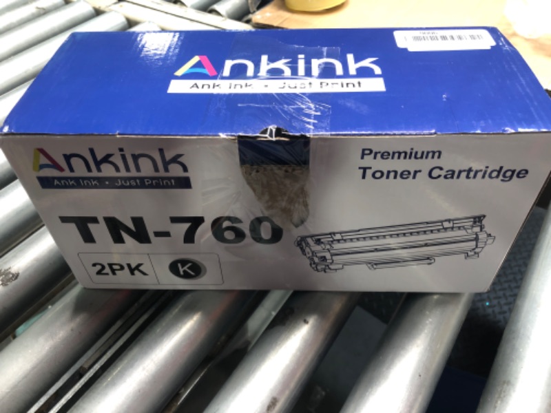 Photo 2 of Ankink Compatible Toner Cartridge Replacement for Brother TN760 TN730 (Black,2 Pack) TN-760 730 to Use with HL-L2350DW HL-L2395DW HL-L2390DW HL-L2370DW MFC-L2750DW MFC-L2710DW MFC-L2730DW DCP-L2550DW