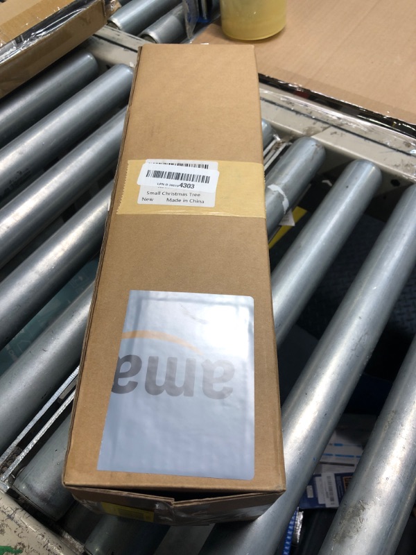 Photo 1 of Osfvn Small Christmas Tree 2ft Prelit Battery Operated Timer Lighted Artificial Green Mini Xmas Pine Trees Decorations Tabletop Centerpiece Mantel Home Decor