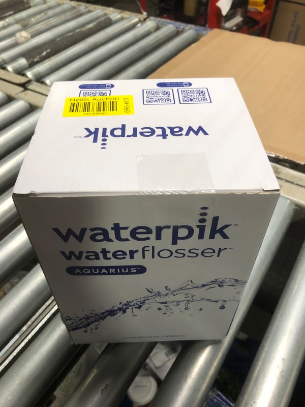 Photo 1 of Waterpik Aquarius Water Flosser Professional For Teeth, Gums, Braces, Dental Care, Electric Power With 10 Settings, 7 Tips For Multiple Users And Needs, ADA Accepted, White WP-660, Packaging May Vary