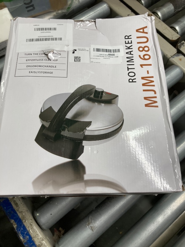 Photo 1 of Roti Maker Machine 10" Stainless Steel Non-Stick Electric Tortilla Maker to make Indian style Chapati, Roti, Flatbread.