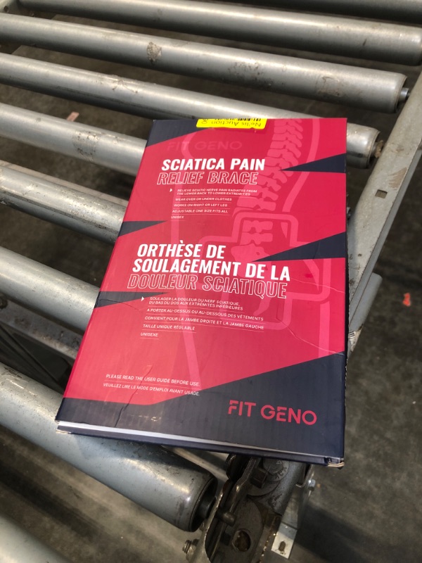 Photo 1 of Fit Geno Sciatica Pain Relief Brace Devices: Upgraded Re-Active Plus Sciatica Pain Relief Brace for Maximum Lower Back Pain Relief with Dual Pressure Pads