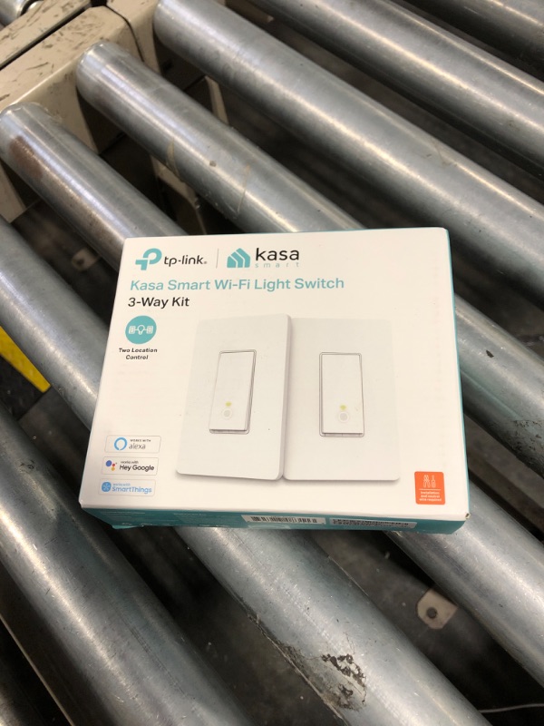 Photo 2 of **ONLY 1** Kasa Smart 3 Way Switch HS210 KIT, Needs Neutral Wire, 2.4GHz Wi-Fi Light Switch works with Alexa and Google Home, UL Certified, No Hub Required, White, 1 Count (Pack of 1)