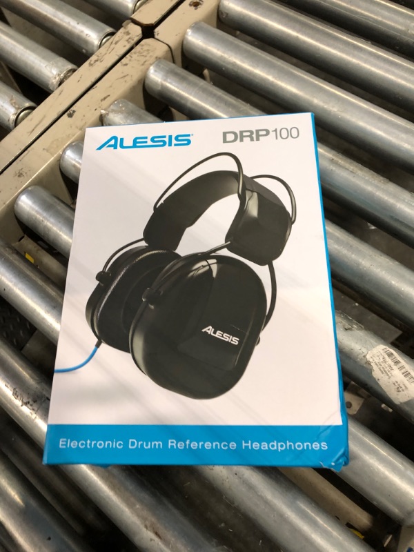 Photo 2 of Alesis DRP100 - Audio-Isolation Electronic Drums Headphones for Monitoring, Practice or Stage Use with 1/4" Adapter and Protective Bag