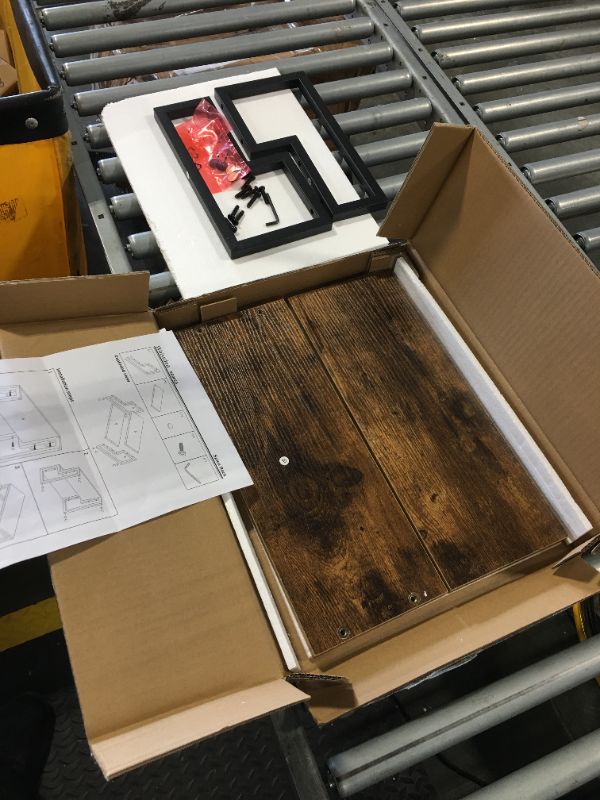 Photo 1 of Waissdea Wood Display Riser Stand, Wooden Display Riser Shelf, Kitchen Counter Shelf Spice Rack Organizer, Tiered Countertop Display Shelf for Perfume, Makeup, Condiment(Retro color,2-Tier)