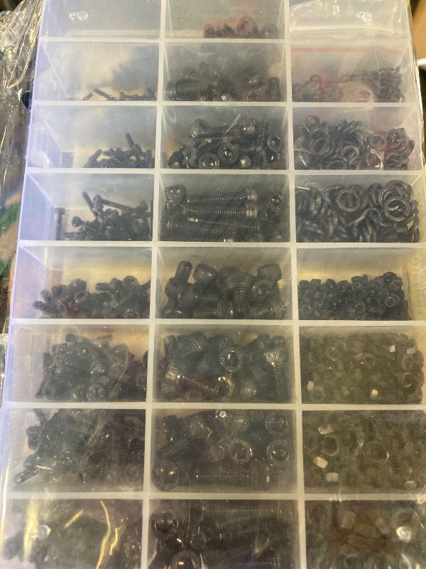 Photo 3 of 2000 Pcs Metric Screw Assortment – Nuts and Bolts Assortment Kit Machine Screws M2 M3 M4 M5 Hex Socket Head Screws Nuts Bolts and Washers Set