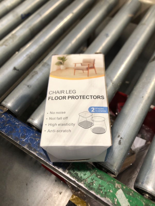 Photo 2 of 32 Pcs Chair Leg Floor Protectors for Hardwood Floors Silicone Covers to Protect Wood Tile Floors Felt Bottom Furniture Leg Caps Non Slip Reduce Noise (Fit:1.3"-2")