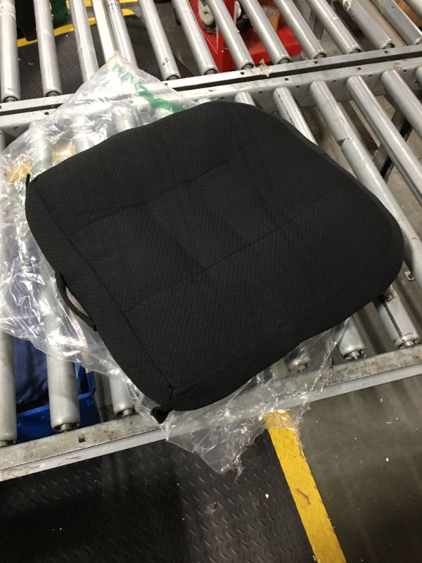 Photo 2 of ***missing strap*** DaisyInner Car Seat Cushion Adult Car Booster Cushions Car Seat Cushions for Short People Car Pillow for Driving Seat Butt Pad for Office Chair Driver Back Tailbone (Black,18 x 16 x 2.5 Inch)