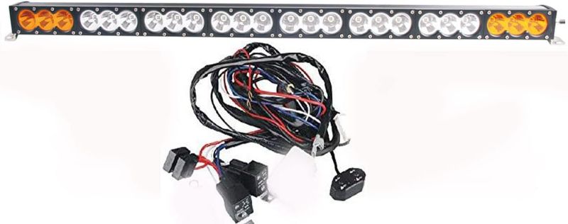 Photo 1 of ***SIMILAR***43 Inch 240w Led Light Bar with Amber Clear Color Led Work Light Spot Flood Combo for SUV,ATV,Truck,Boat