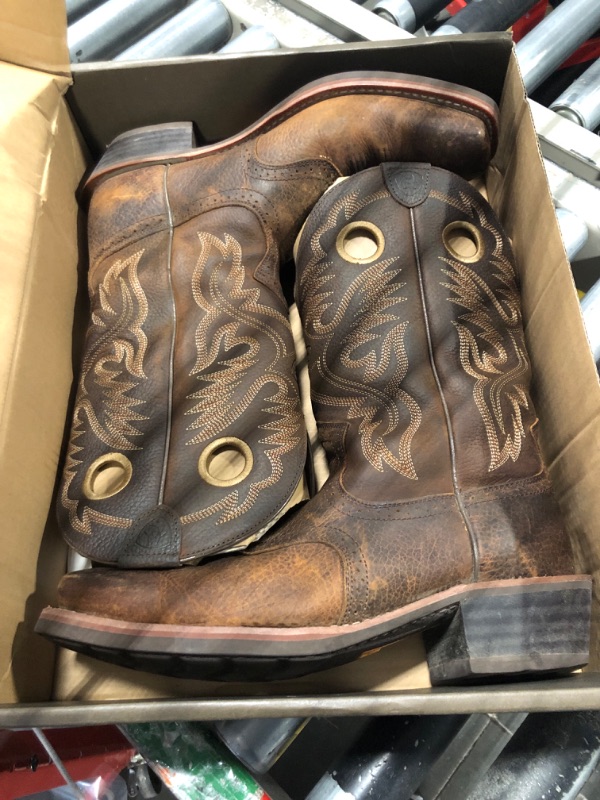 Photo 2 of ARIAT BMVY9 Mens Heritage Roughstock Western Boot Earth/Brown Bomber  USa 12 Wide