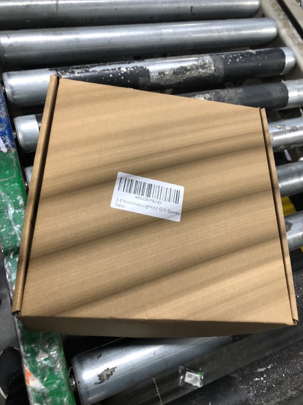 Photo 1 of Christmas Lighted Gift Boxes,Pre-lit 60 LED Light Up Transparent Present Boxes with 3-Color Bow Battery Operated Christmas Decorations Front Porch,Outdoor Christmas Lawn Decorations Yard