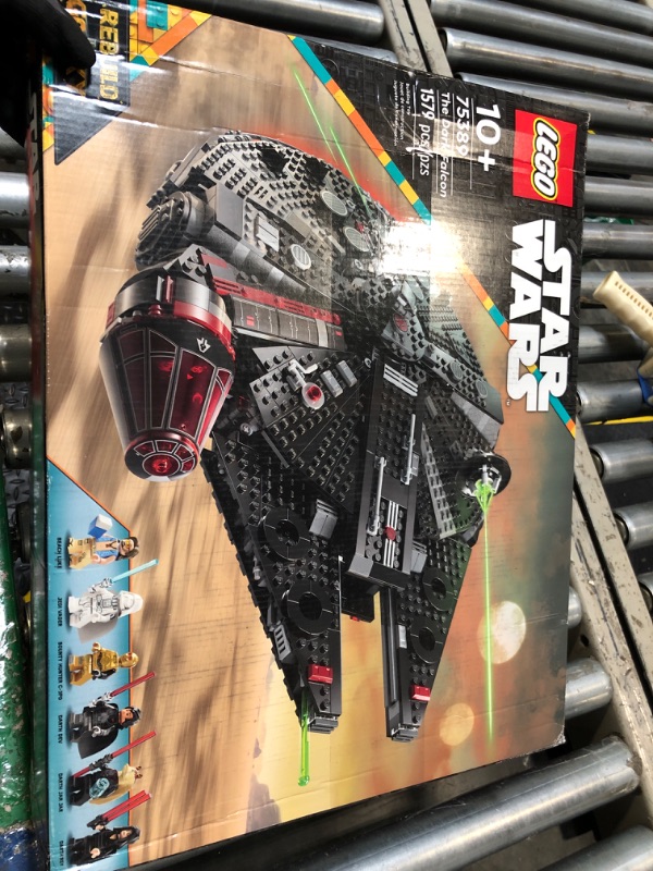 Photo 1 of LEGO Star Wars The Dark Falcon Buildable Starship, Star Wars Toy Vehicle Set for Boys and Girls, Collectible Millenium Falcon Toy with 6 Star Wars Minifigures, Birthday Gift for Kids or Any Fan, 75389
