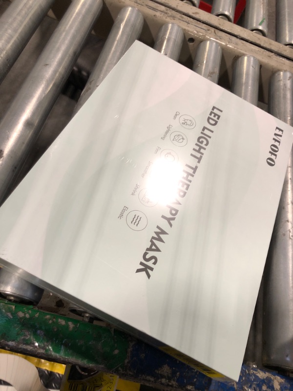 Photo 1 of Red Light Therapy Mask for Face, 7 Colors LED Face Mask Light Therapy At Home, Led Face Mask Light Therapy, White