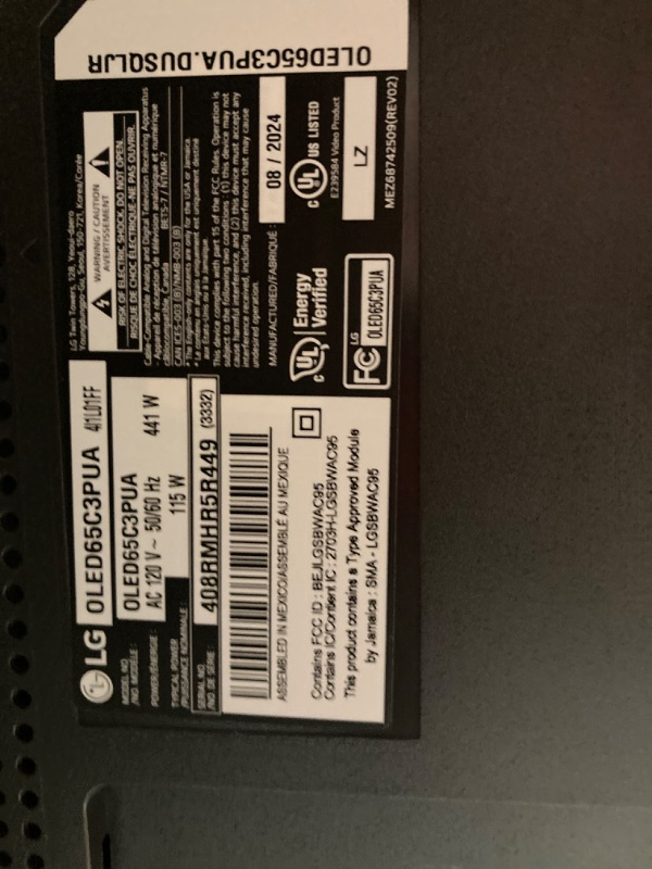 Photo 1 of LG C3 Series 65-Inch Class OLED evo 4K Processor Smart Flat Screen TV for Gaming with Magic Remote AI-Powered OLED65C3PUA, 2023 with Alexa Built-in?