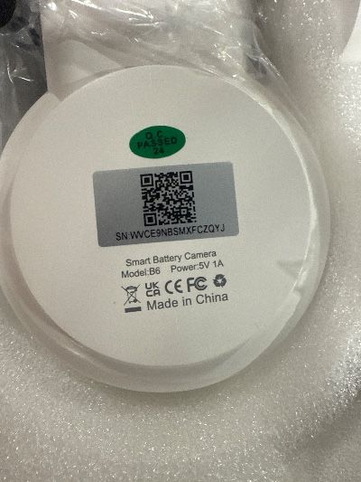 Photo 5 of ***POSSIBLE CONNECTION ISSUES***Cinnado 2K Cameras for Home Security-2.4G WiFi Outdoor Camera Wireless Solar/Battery Powered, 360° Viewing, Human Detection, Color Night Vision, Cloud/SD Storage B6 (B6-White-4pack-2.4G)