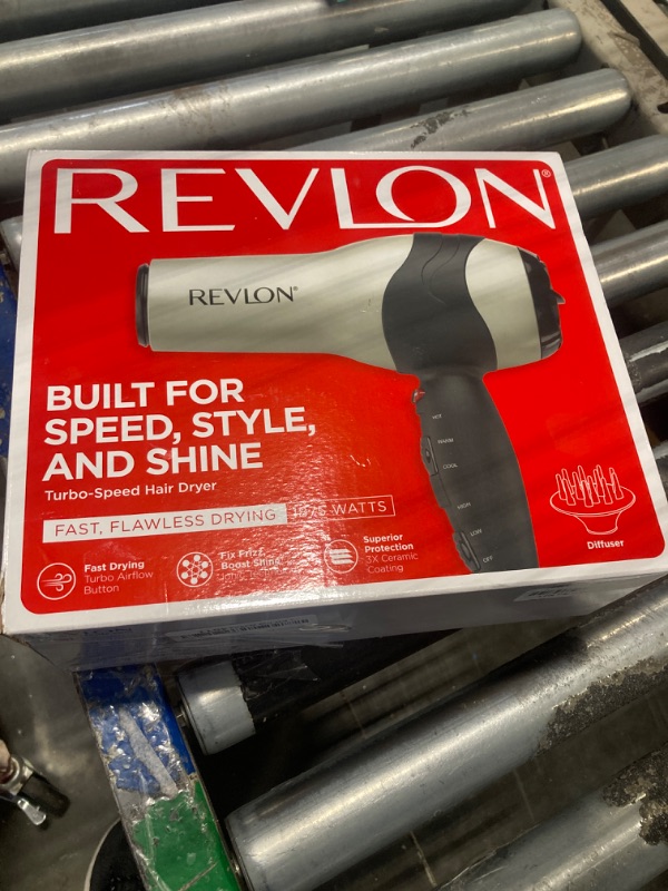 Photo 3 of ***similar item, looks like old version, need clean dust before use, item function well, just has too many scratches on the surface*** Turbo Hair Dryer with Advanced Ionic Technology, Ceramic Coating | Turbo Heat and Cold Shot Features, 1875 Watts for Fas