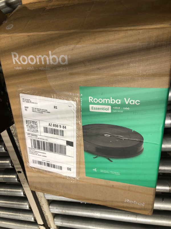 Photo 4 of iRobot Roomba Vac Robot Vacuum (Q0120) - Easy to use, Power-Lifting Suction, Multi-Surface Cleaning, Smart Navigation Cleans in Neat Rows, Self-Charging, Alexa