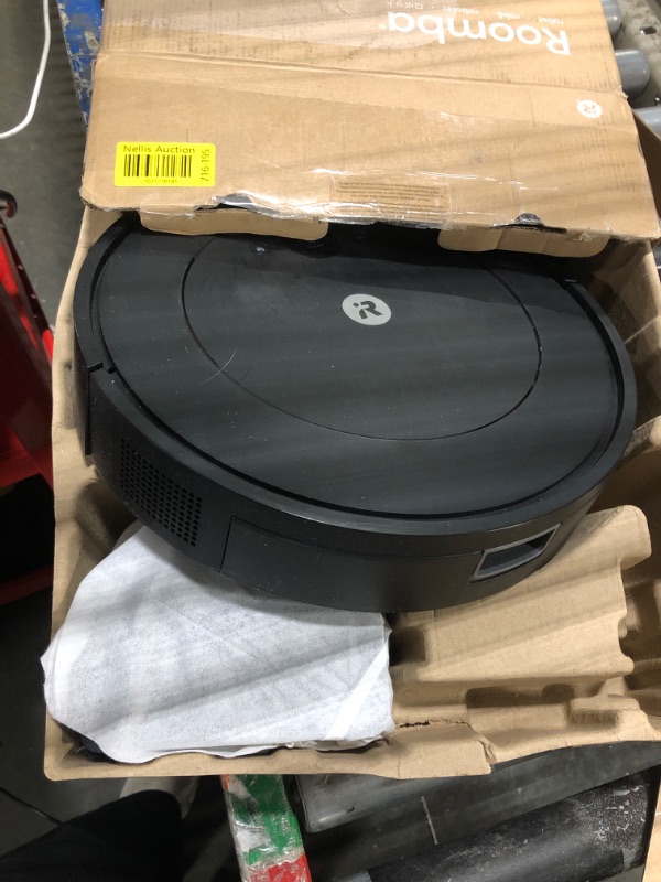 Photo 2 of iRobot Roomba Vac Robot Vacuum (Q0120) - Easy to use, Power-Lifting Suction, Multi-Surface Cleaning, Smart Navigation Cleans in Neat Rows, Self-Charging, Alexa