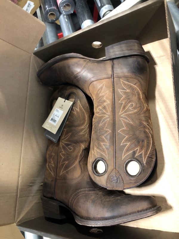 Photo 2 of ARIAT BMVY9 Mens Circuit Striker Western Boot Weathered Brown 9.5