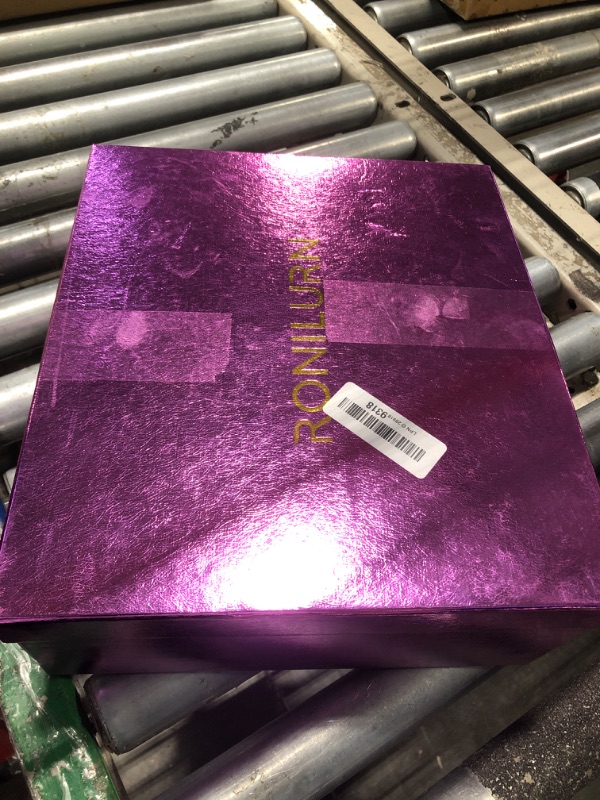 Photo 1 of RONILURN Women Rhinestone Over the Knee Cowboy Boots, Sparkly Bling Cowgirl Boots Western Thigh High Boots Pull-On Side Zippers Chunky Heel Pointed Toe Size 12 For Fashion&Daily