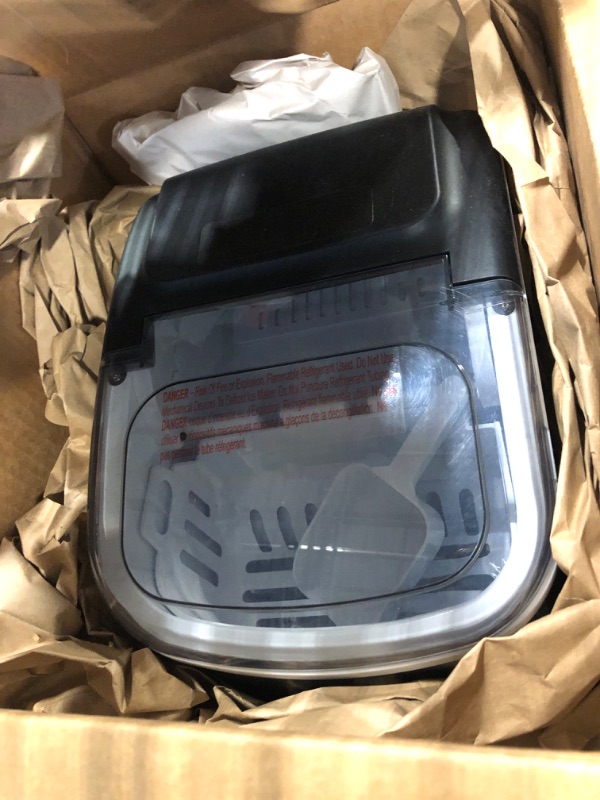 Photo 1 of Frigidaire EFIC103-AMZ-SC Counter Top Maker with Over-Sized Ice Bucket, Stainless Steel, Self Cleaning Function, Heavy Duty, Stainless