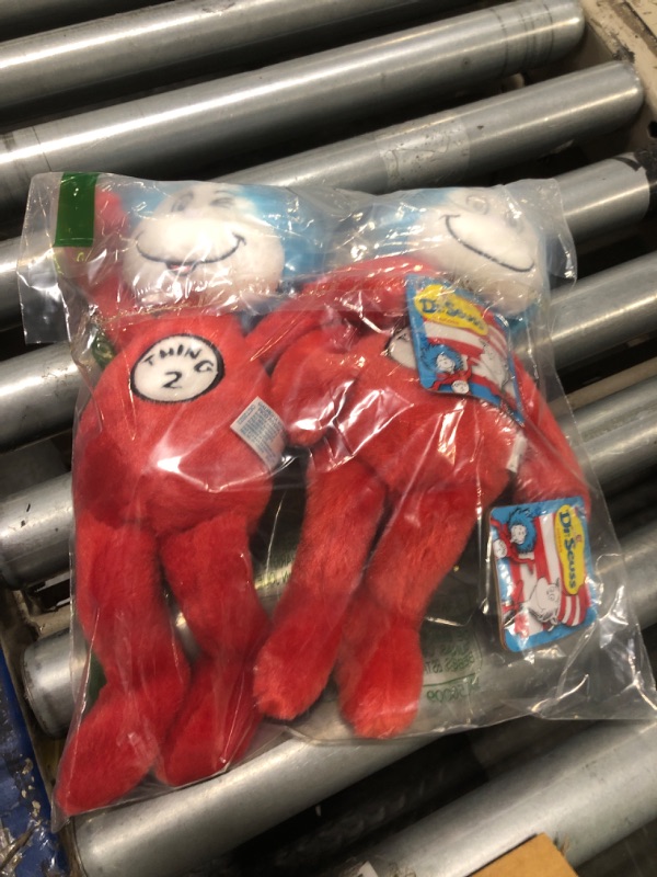 Photo 2 of Aurora Plush Bundle of 2, 12" Thing 1 & Thing 2, Multicolor