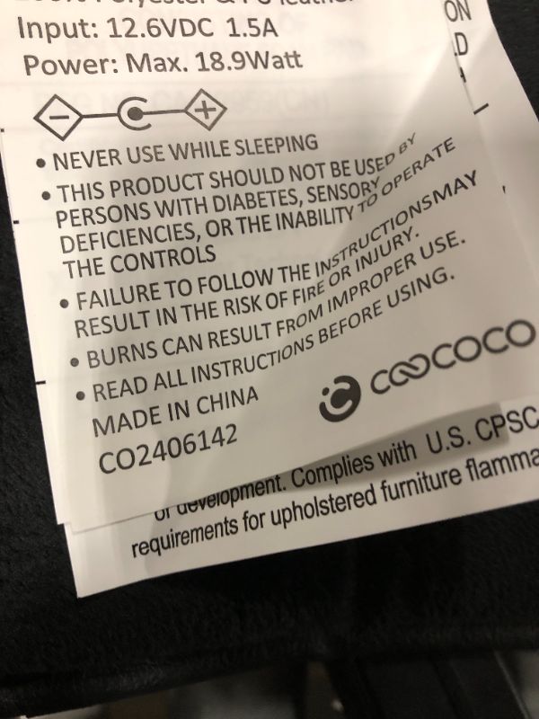 Photo 4 of ***didn't test for heating part*** Cordless Lower Back Massager with Heat, CooCoCo FSA HSA Eligible Heating Pad with Massager for Back Pain Relief, Rechargeable Heat Pad for Period Cramps, Lumbar, Birthday Gifts, Auto Off