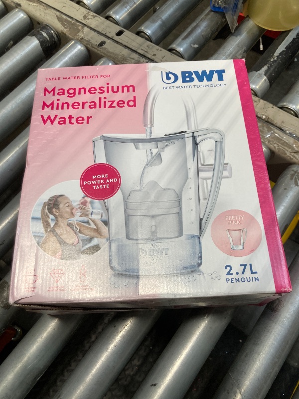 Photo 2 of BWT Penguin 2.7L MG2+ Longlife Water Filter Pitcher Jug, Pretty Pink - Technology bringing the 2.7L Tea & Coffee Water Pitcher Jug & Filter, prevents limescale, removes lead & chlorine, adds Magnesium