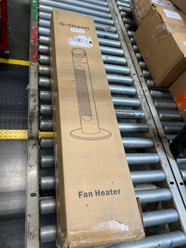 Photo 1 of   Space Heater, 34" Space Heater for Large Room with Remote, 1500W Tower Heater with 12H Timer, 70° Oscillating, Adjustable Thermostat, Overheating & Tip-over Protection, Indoor Use, Black