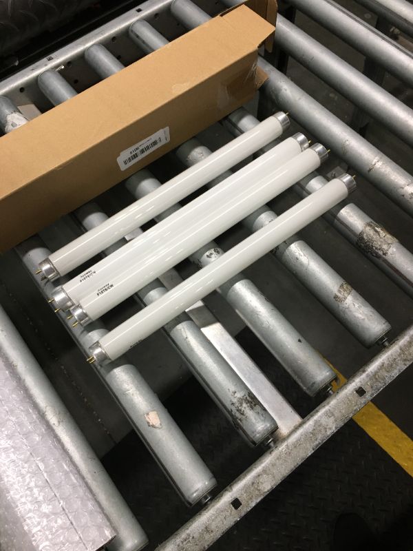 Photo 2 of Accway (4 Pack) F10T8/CW 4100K Linear Fluorescent Light Bulb,T8 Type Straight Tube 10Watts Cool White, G13 Medium Based, 13.5 inch MOL