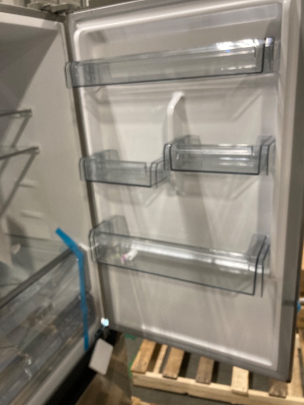 Photo 1 of SHARP SJB1255GS Refrigerator with Bottom-Freezer, Counter-Depth, 24 Inch, 11.5 Cubic Foot, Stainless Steel