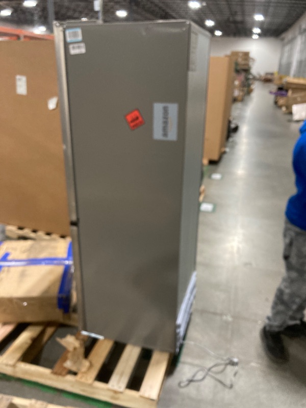 Photo 1 of SHARP SJB1255GS Refrigerator with Bottom-Freezer, Counter-Depth, 24 Inch, 11.5 Cubic Foot, Stainless Steel