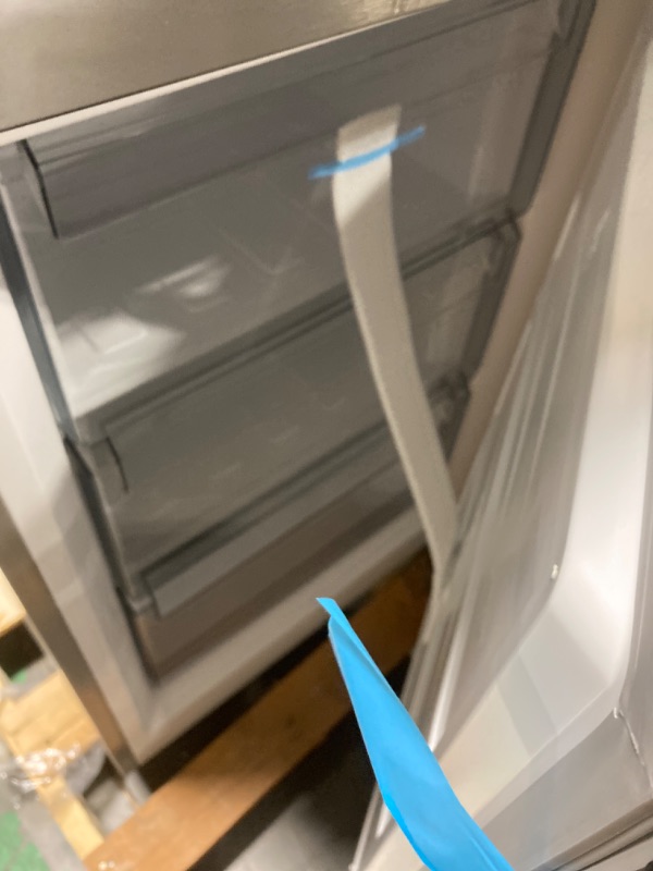 Photo 1 of SHARP SJB1255GS Refrigerator with Bottom-Freezer, Counter-Depth, 24 Inch, 11.5 Cubic Foot, Stainless Steel