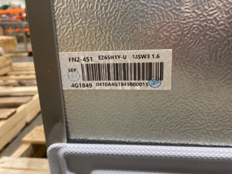 Photo 1 of SHARP SJB1255GS Refrigerator with Bottom-Freezer, Counter-Depth, 24 Inch, 11.5 Cubic Foot, Stainless Steel