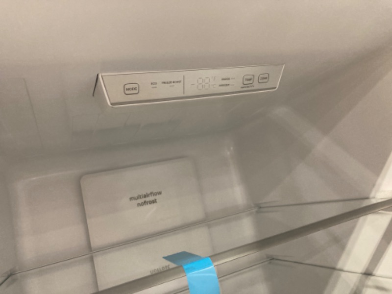 Photo 1 of SHARP SJB1255GS Refrigerator with Bottom-Freezer, Counter-Depth, 24 Inch, 11.5 Cubic Foot, Stainless Steel