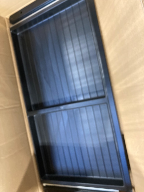 Photo 1 of Claiks Standing Desk with Drawers, Stand Up Electric Standing Desk Adjustable Height, Sit Stand Desk Computer Workstation, 48 Inch, Rustic Brown