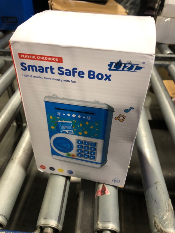 Photo 1 of Pink Piggy Bank for Kids with Password Code Lock and Auto Grab Bill Slot, PhilaeEC Real Money Cash Coin Can Saving Box Electronic Money Safe Bank, Hot Gift for 4 7 8 9 10 11 Year Old Boys Girls