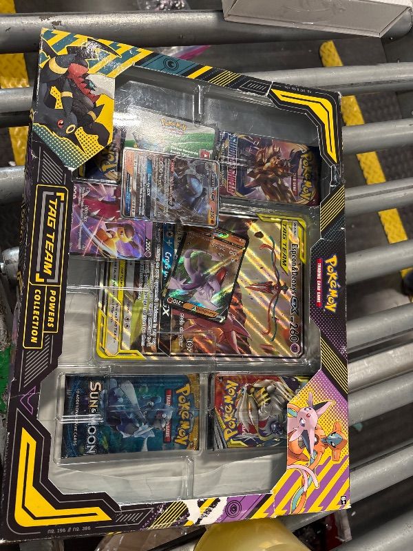 Photo 2 of ***PACKS HAVE BEEN OPENED***
Pokemon TCG: TAG Team Powers Collection Featuring Umbreon & Darkrai-GX