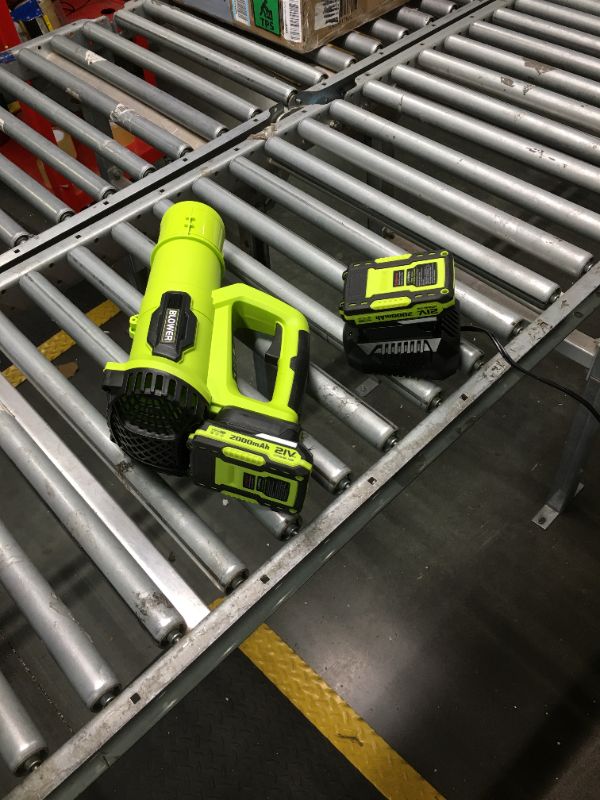 Photo 1 of ***Tested*** LEAPUL Leaf Blower, 21V Electric Cordless Leaf Blower, 2 X 2.0Ah Batteries and Charger Included, Lightweight Leaf Blower for Patio Cleaning, Lawn Care, Blowing Leaves and Dust, etc.
