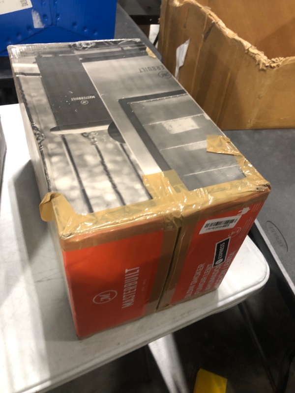 Photo 1 of Masterbuilt® Slow and Cold Smoker Accessory Attachment with Removable Ash Tray Vertical BBQ Smokers in Black, 10" x 10" x 18", Model MB20100112